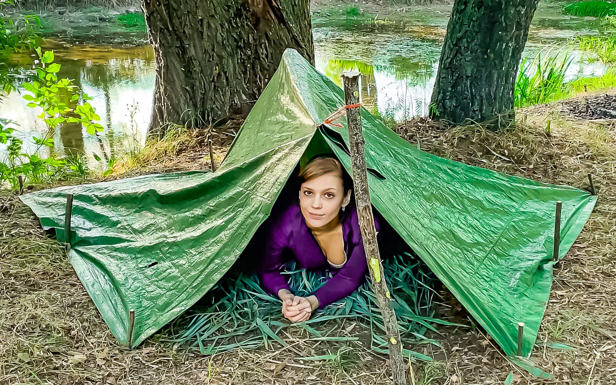 [图]这才是真正的露营⛺️！强烈建议你收藏这些野外生存必备小技巧