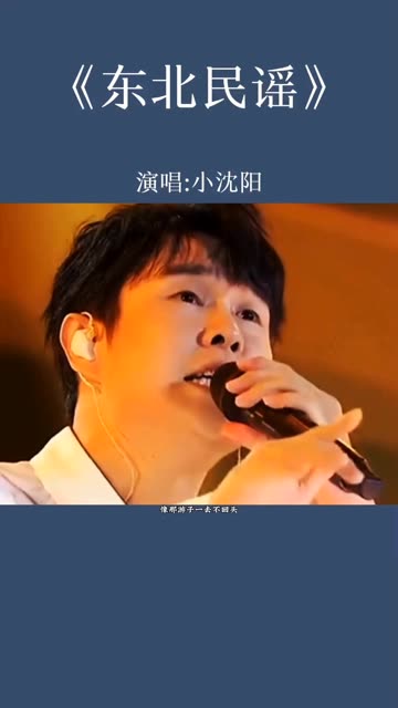 《东北民谣》演唱:小沈阳 沈阳说这歌就是给我写的