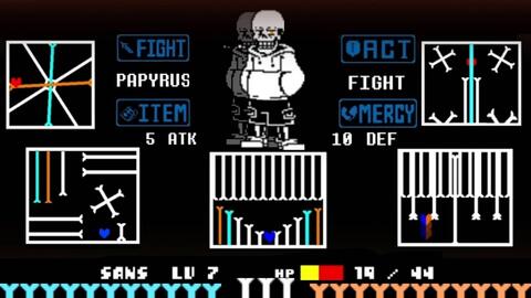 UnderTale Sans Fight Hard Mode_哔哩哔哩_bilibili