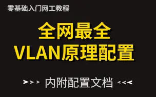 Download Video: 交换机VLAN原理与配置案例讲解!最全的VLAN说明都在这了！还不收藏起来~