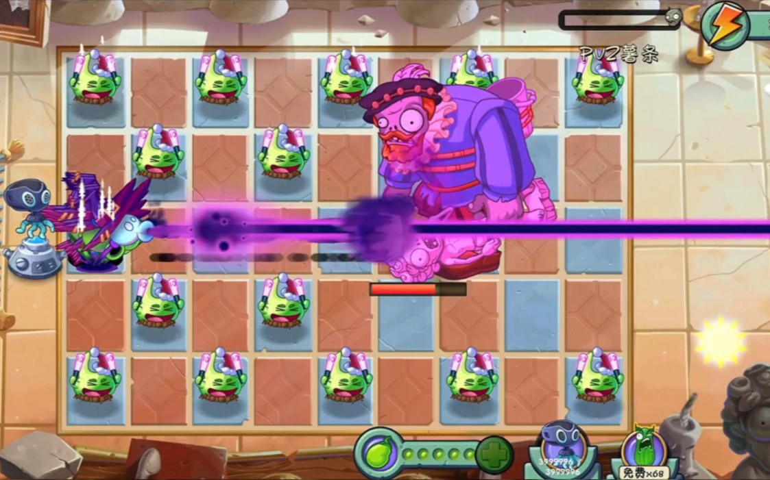 friessir各种满阶植物各50株 vs 一只288888血复兴时代贵族巨人僵 