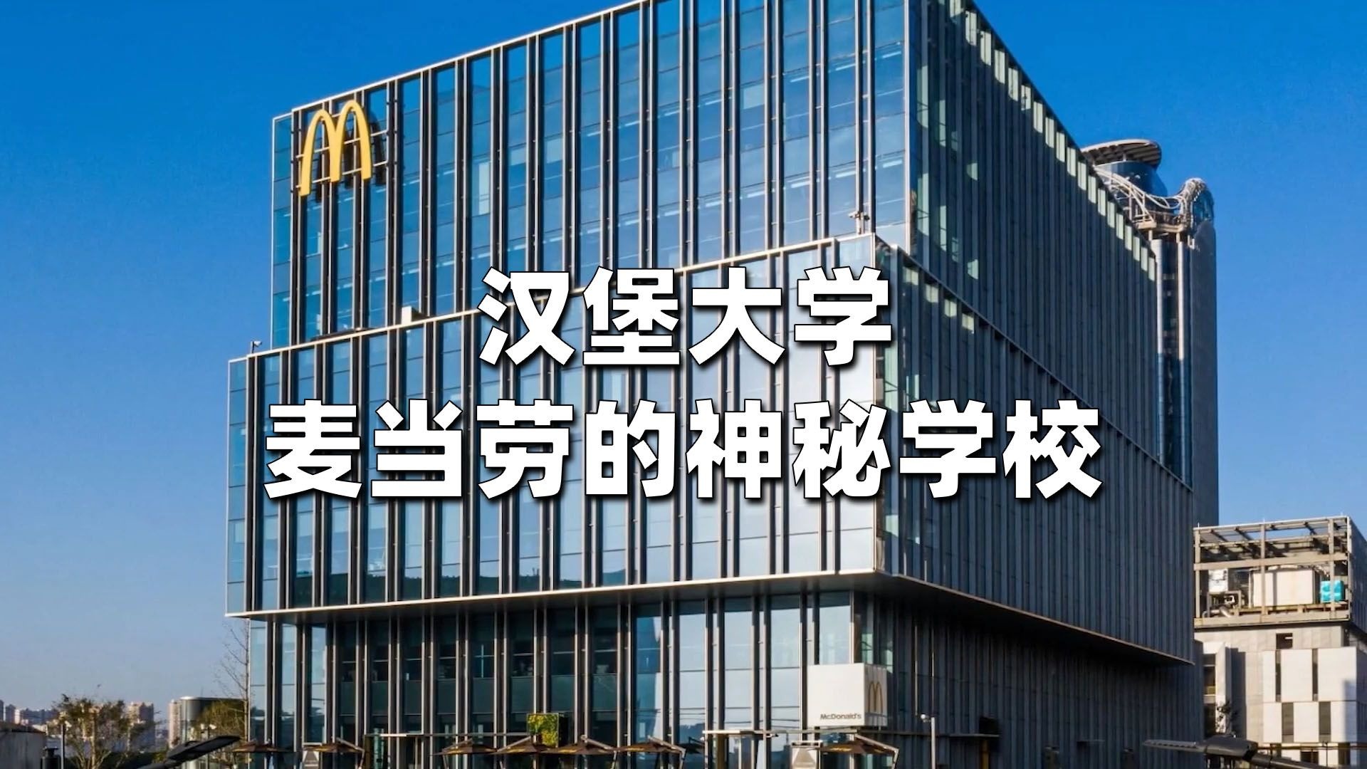 麦当劳神秘的学校