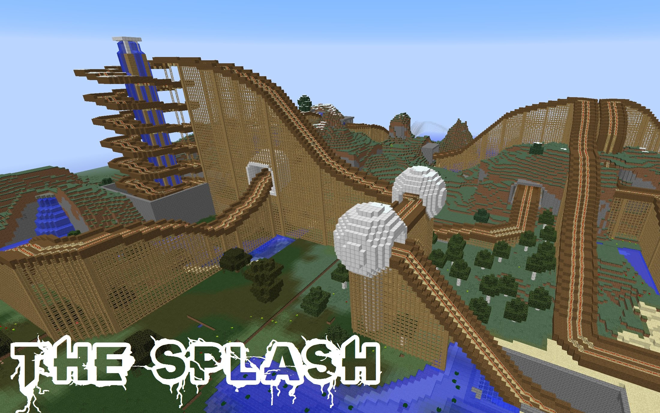 我的世界 minecroft 过山车