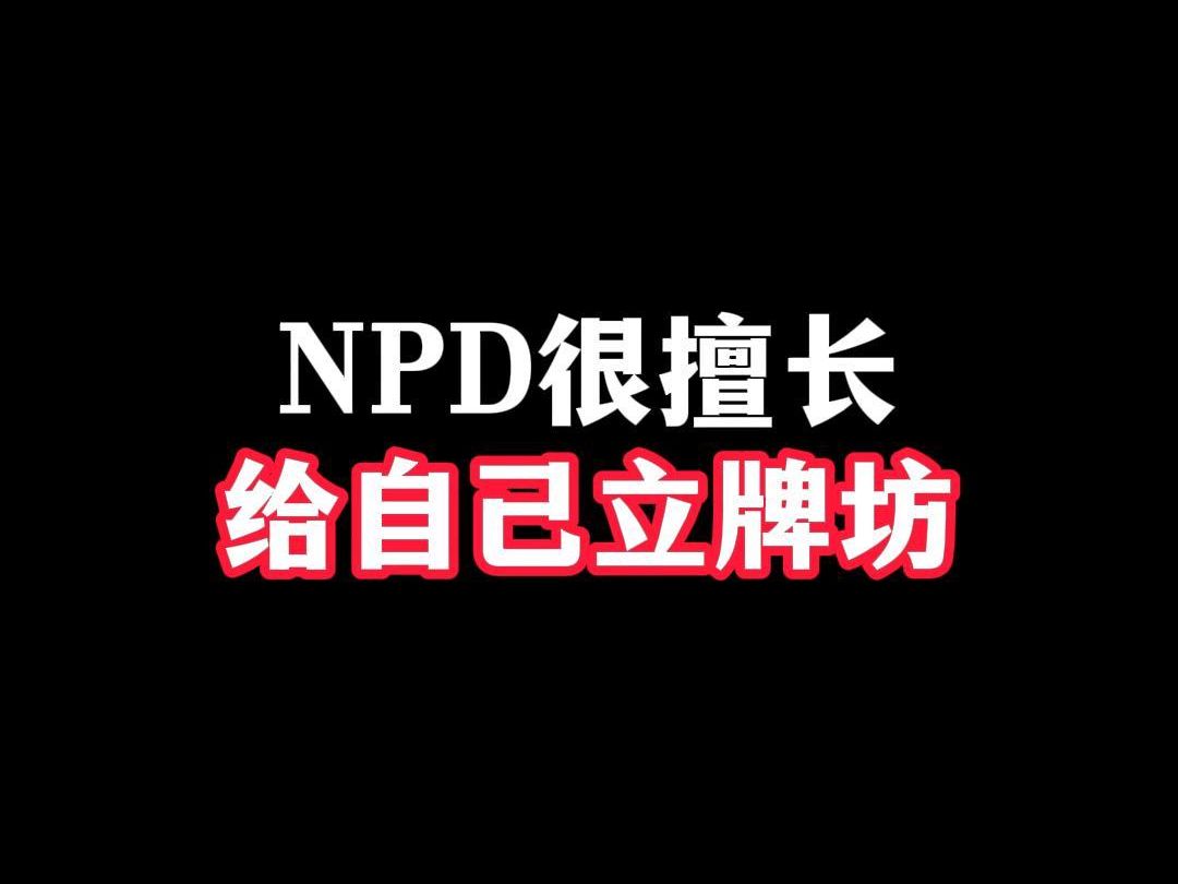 [图]NPD很擅长给自己立牌坊！