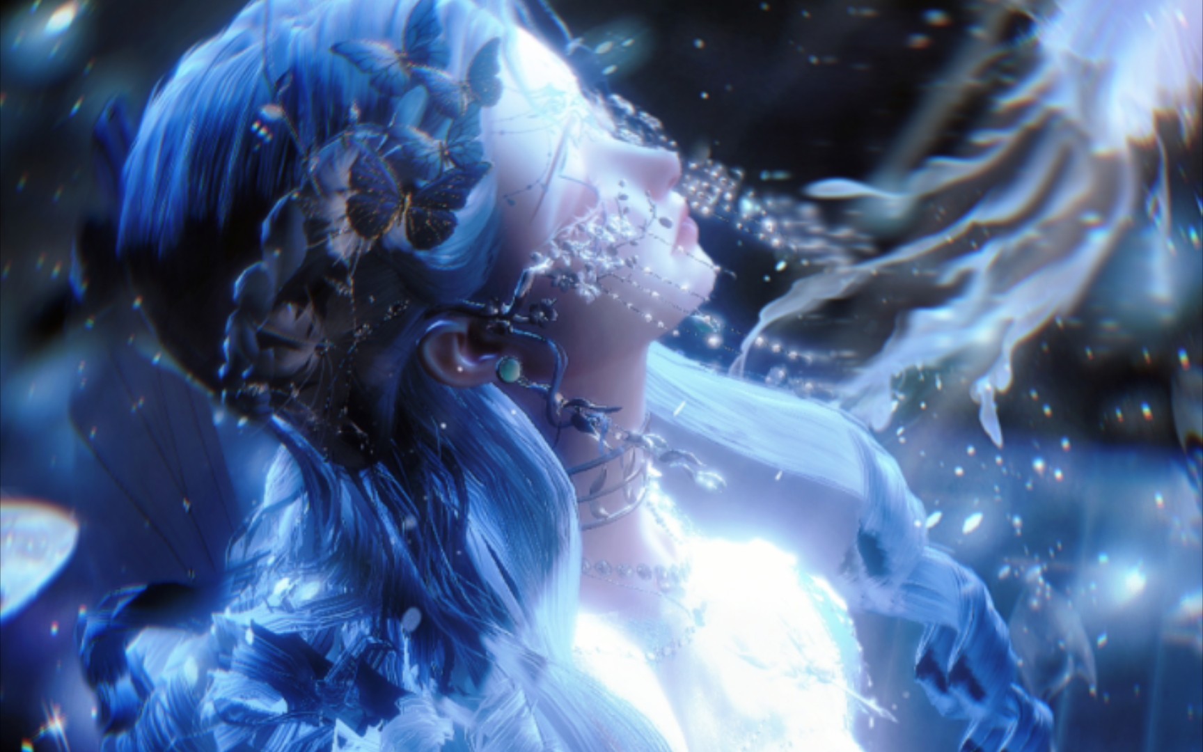 (以闪亮之名)坠入海底-介里阿愿哦-以闪天花板-哔哩哔哩视频