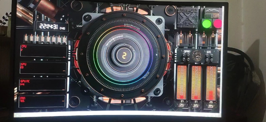 自制aida64监控主题皮肤.是真的快做吐了