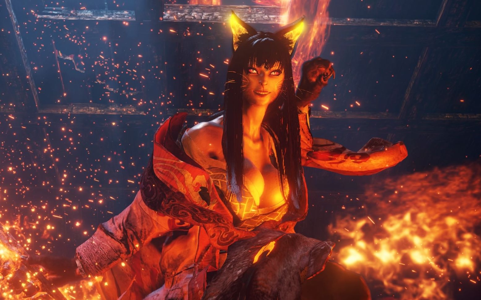 仁王2忍者无脑速通猫女火车