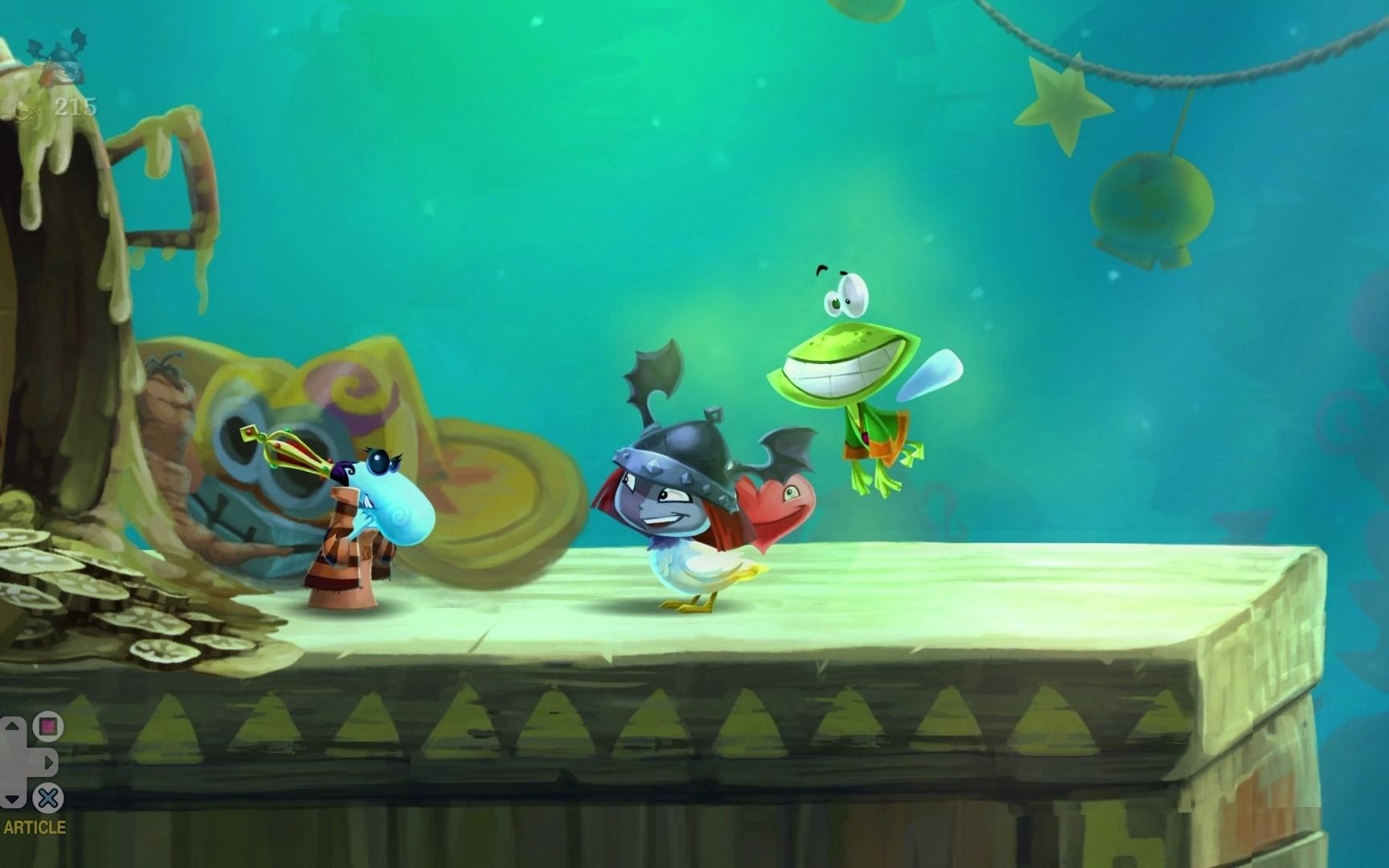 [图]Rayman Legends - Chapter 3 level 1: What the Duck 《雷曼：傳奇》第3章第1關：什麼鴨子