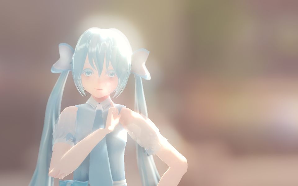 [图]【原创模型】【初音MIKUMMD】嘘，我们都是爱情的的说谎家//うそつき