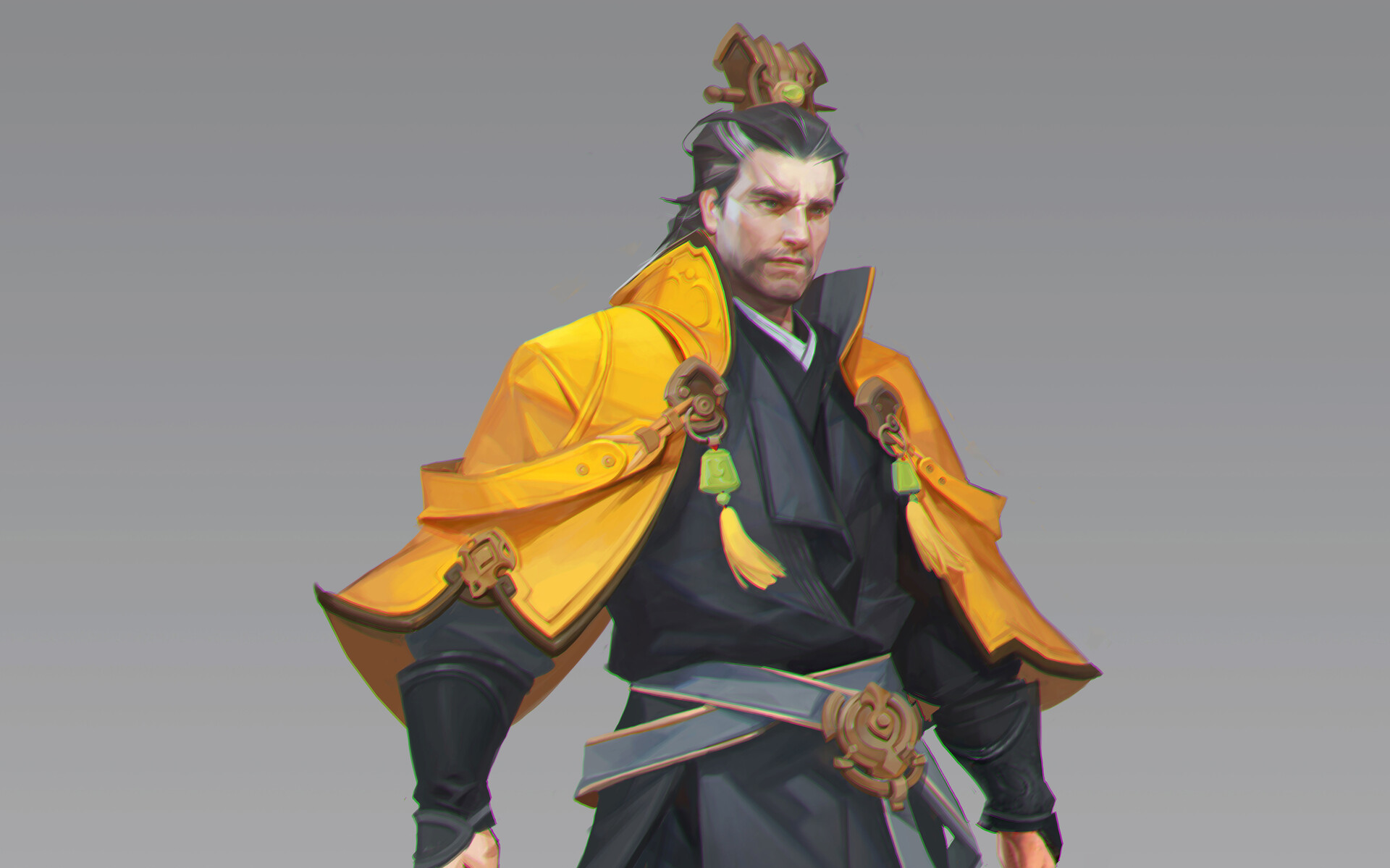 3dmax人物建模:古风男性人物角色建模基础教程 全身人物造型角色教学