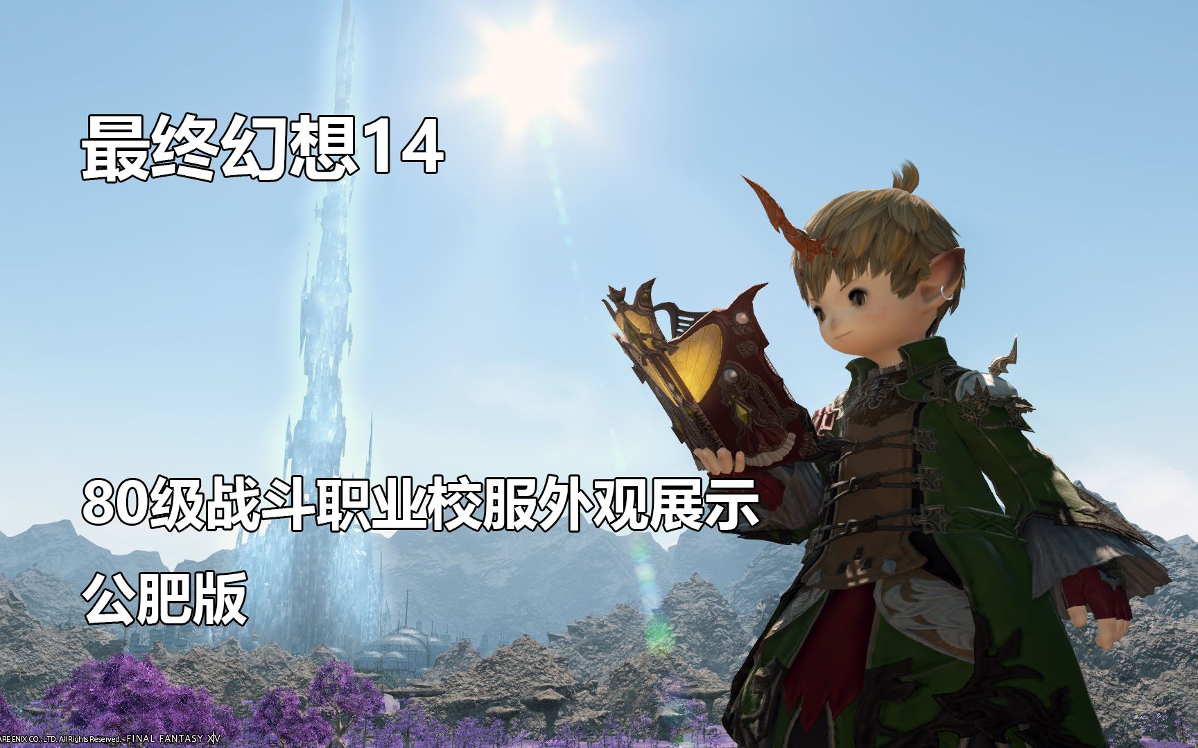 【最终幻想14】5.0 80级战斗职业校服外观展示(公肥版)【FF14】哔哩哔哩bilibili