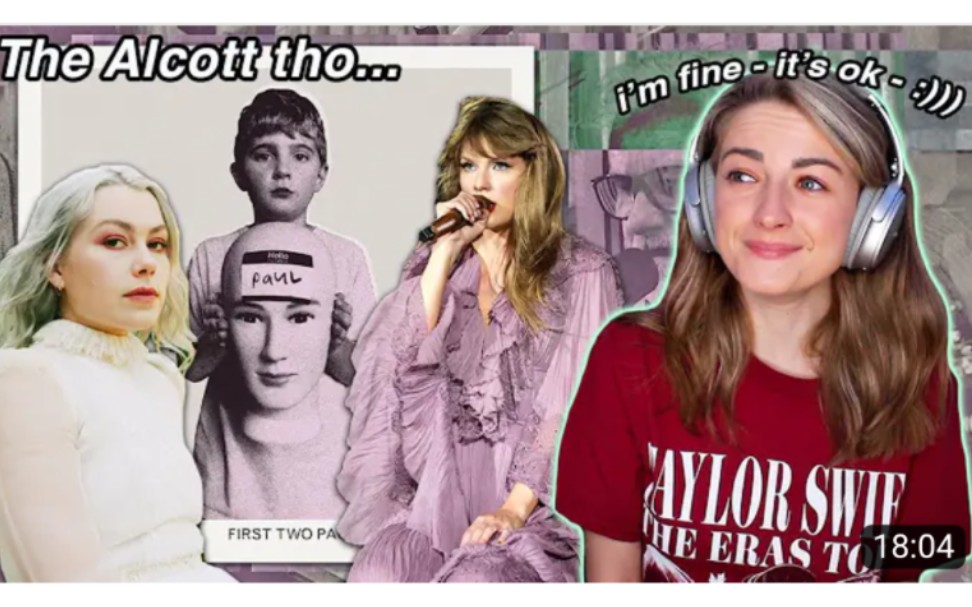 caitlin marie reacts【Reaction The National】《THE ALCOTT》 Ft Taylor Swift单曲反应合集2哔哩哔哩bilibili