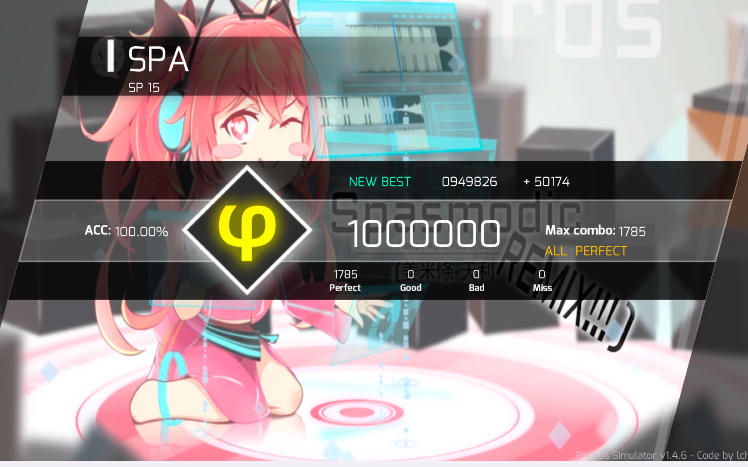 [phigros自制/candy吱吱鼠]spasmodic(haocore mix) 弱化版 [in/15]