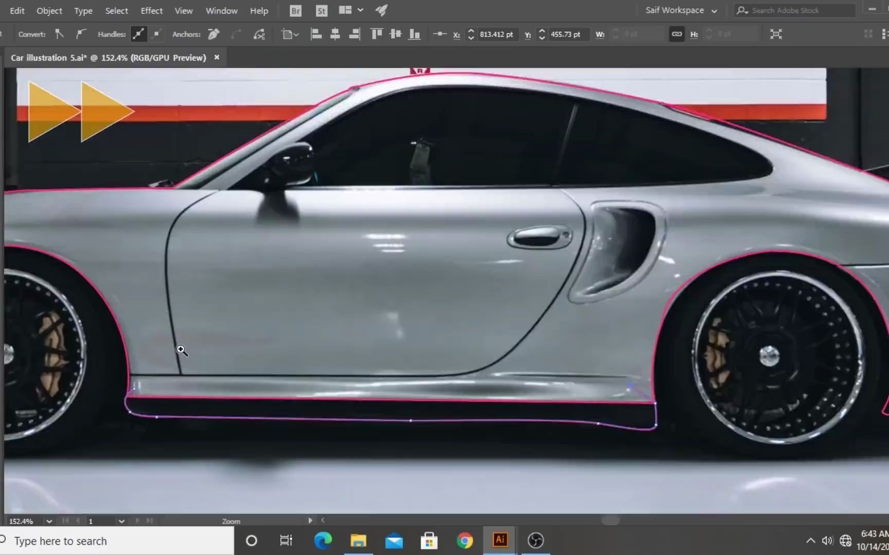 【AI】2d汽车插画Adobe Illustrator CC Tutorial  Car illustration Design设计师上天之路来了哔哩哔哩bilibili