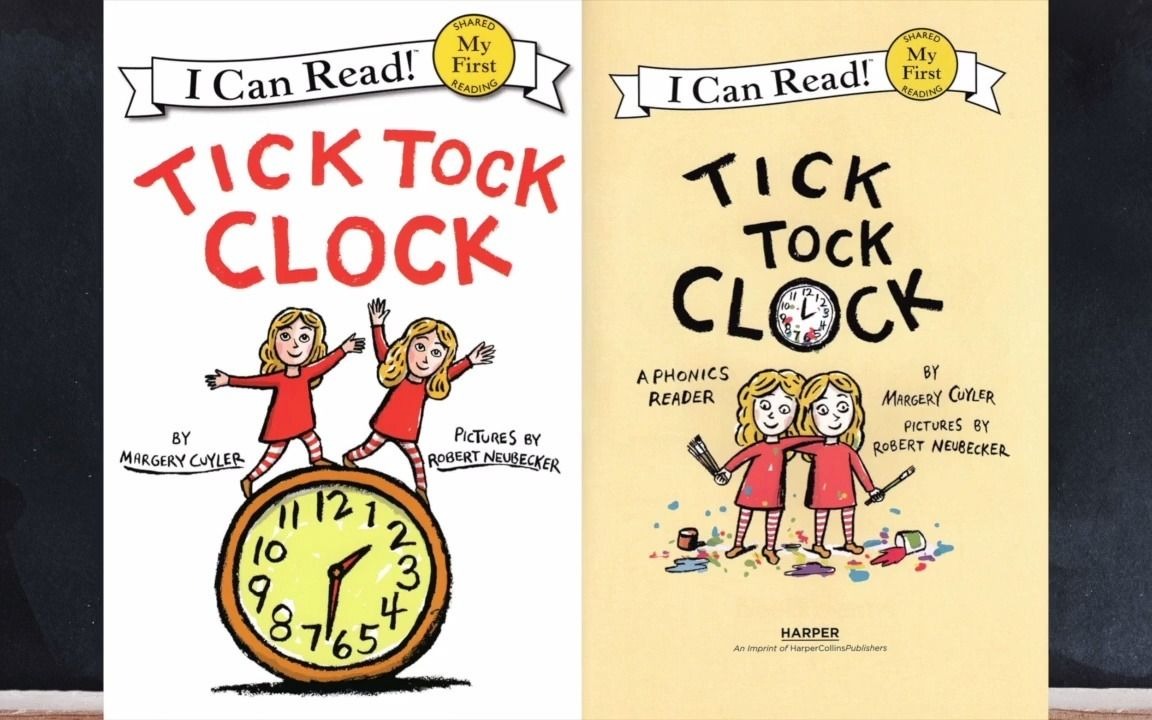 [图]Tick Tock Clock - HarperCollins出版社I Can Read系列分级读物非官方音频合成视频