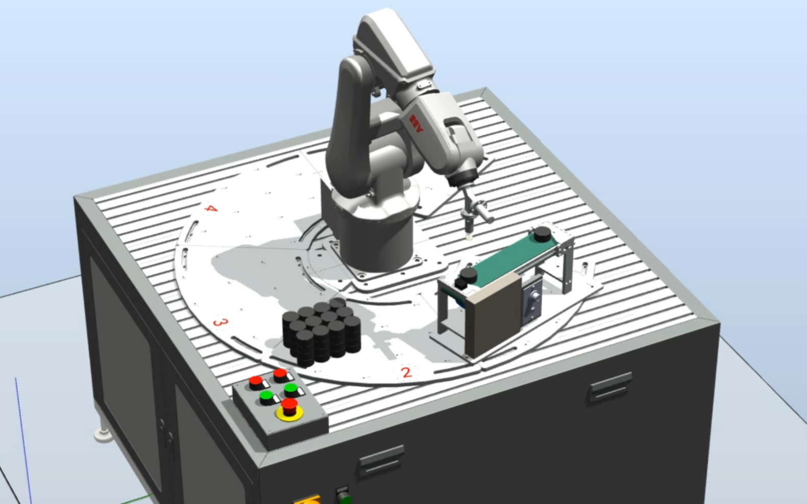abb工业机器人码垛工业机器人虚拟仿真技术