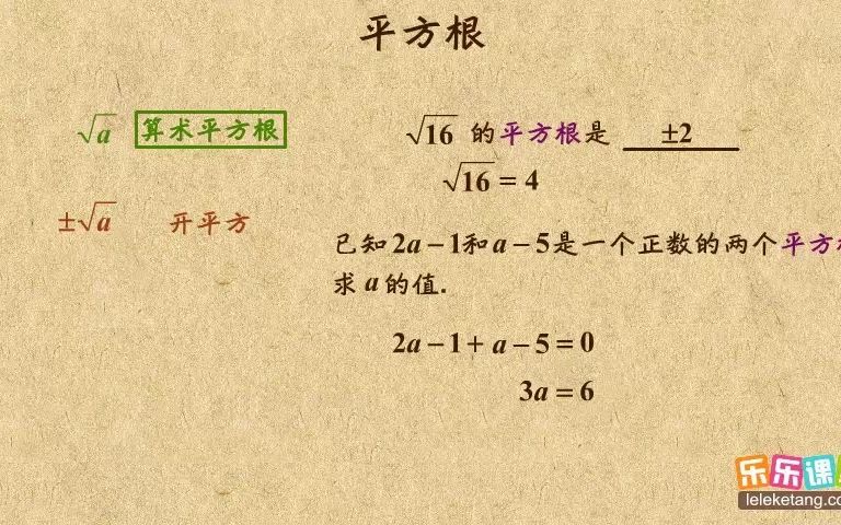 [图]北京版八8年级初二上册数学--平方根