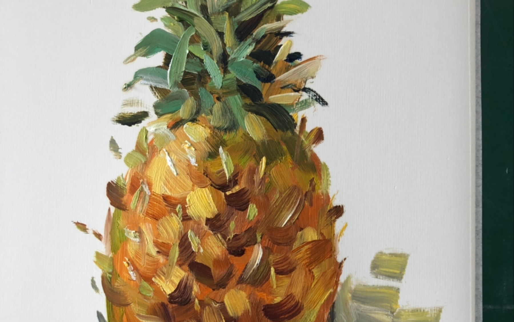 亚力油画初级班 菠萝