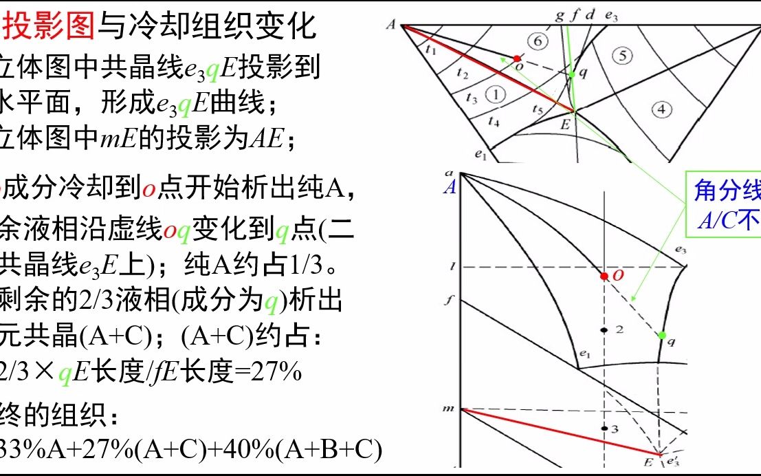 3.24投影图与冷却组织变化《材料科学基础视频讲义》吴锵哔哩哔哩bilibili