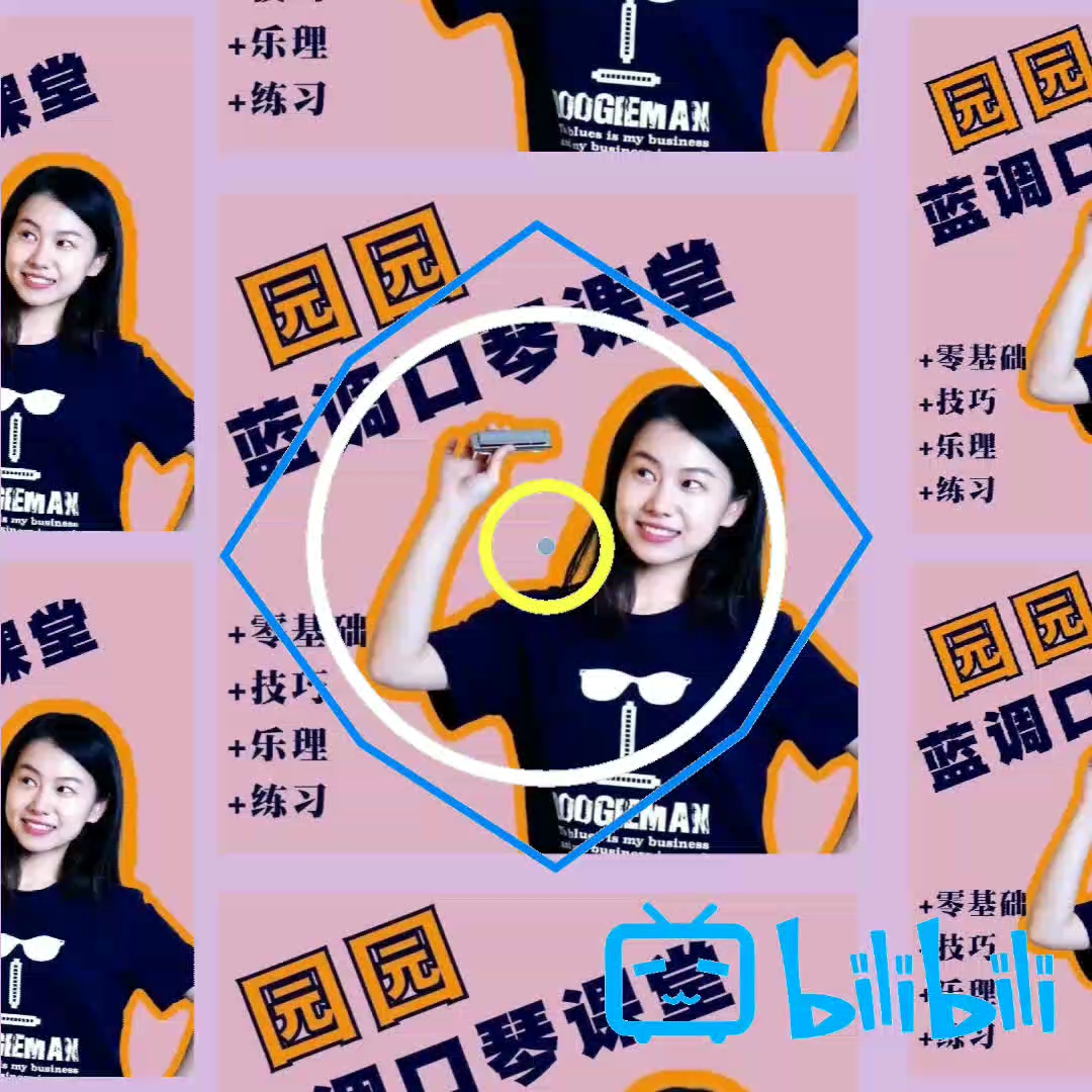 园园老师蓝调口琴课堂零基础入门口琴技巧乐理视频
