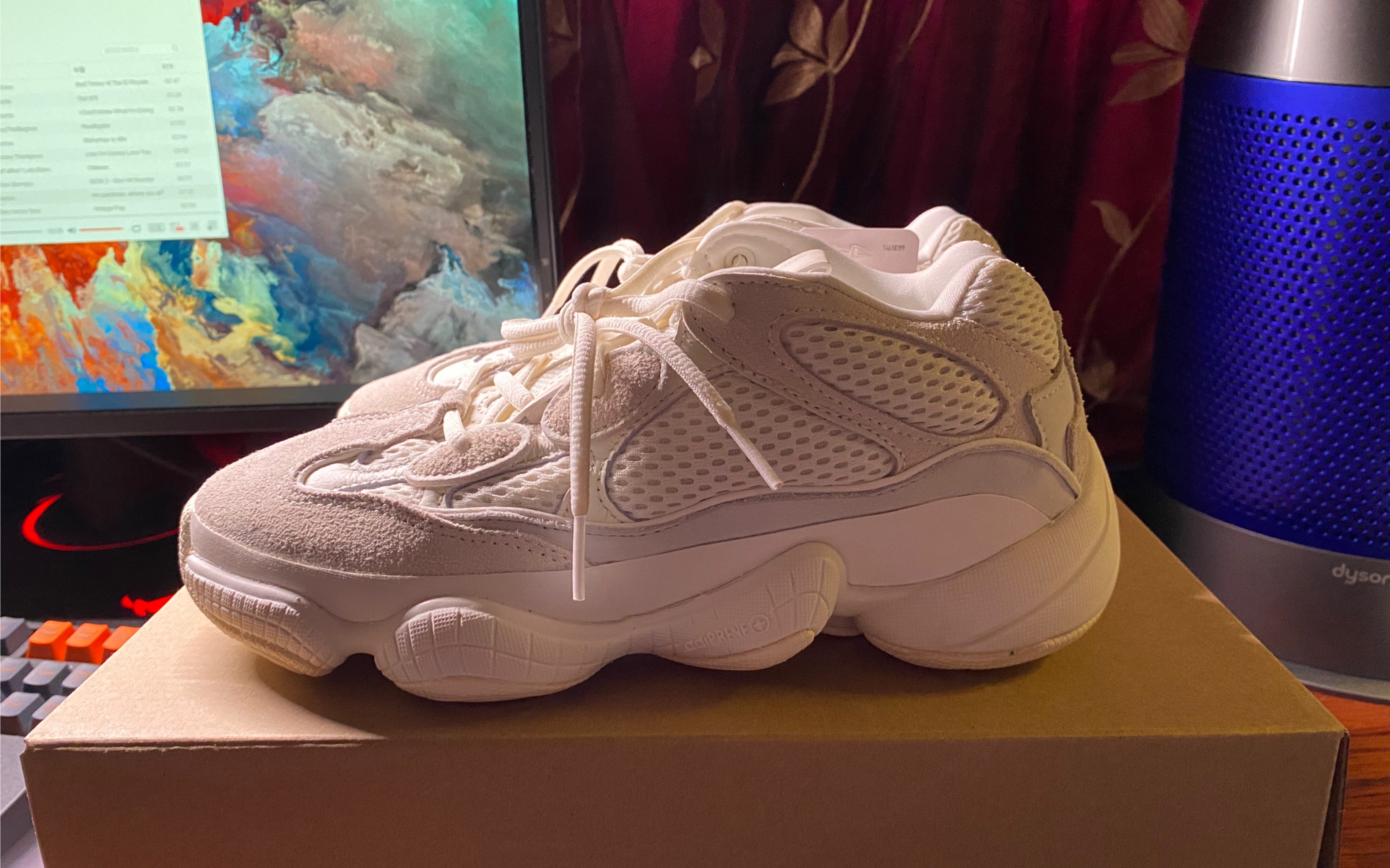 【球鞋开箱】yeezy 500 骨白