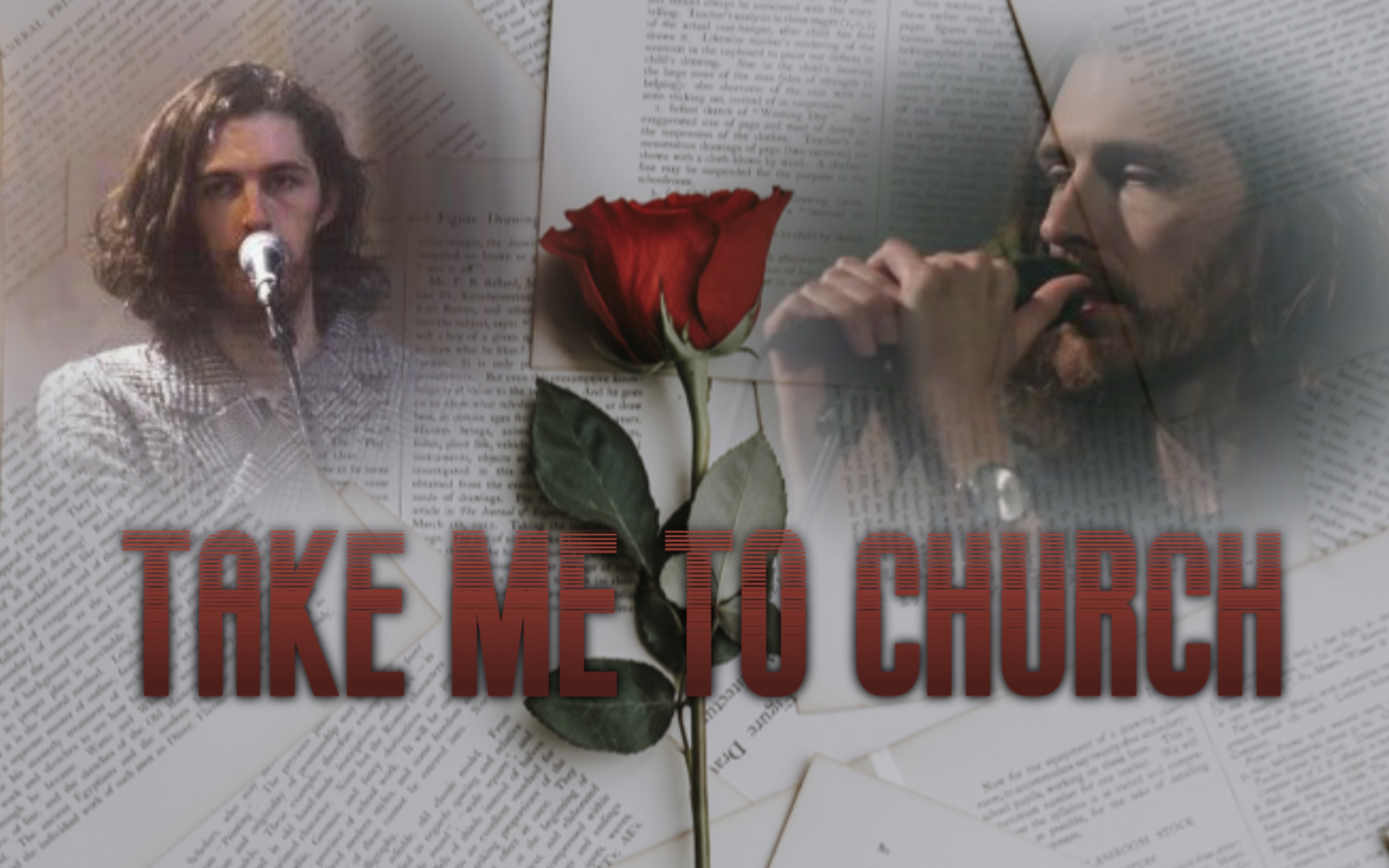 [图]Take me to church ｜“At the shrine of your lies”｜动态歌词排版