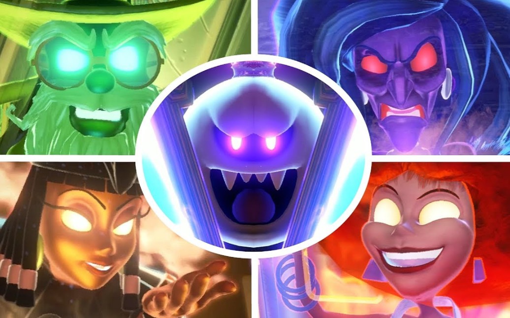 路易基鬼屋3所有的boss对决