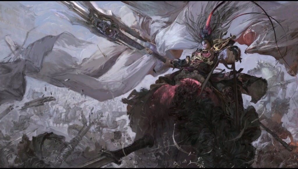 原画创作 三国人物74吕布