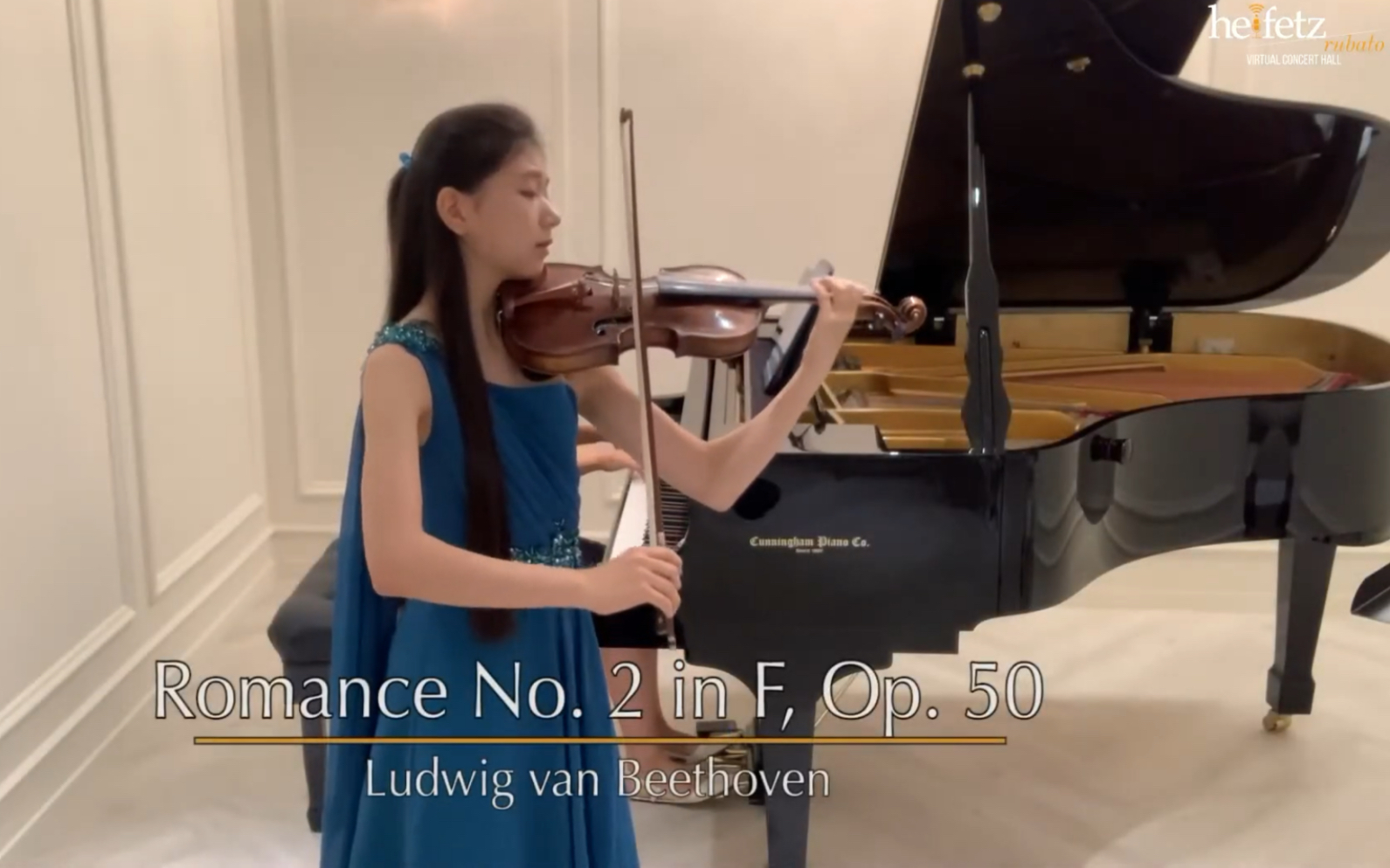 [图]SoHyun Ko & 小提琴 ~ 贝多芬-F大调浪漫曲 Heifetz 2020:Beethoven-Romance No.2 F Violin,Op.50