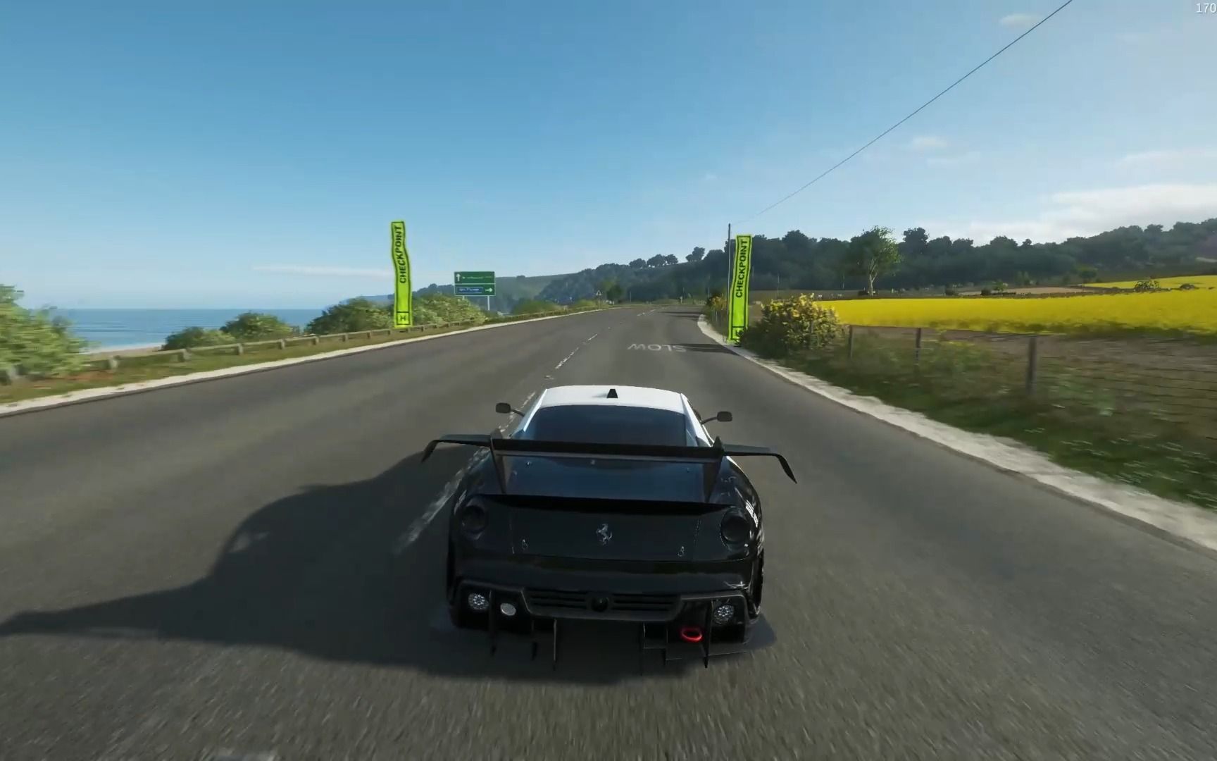 地平线4#法拉利599xx e环岛7分21秒 纪念个人最佳