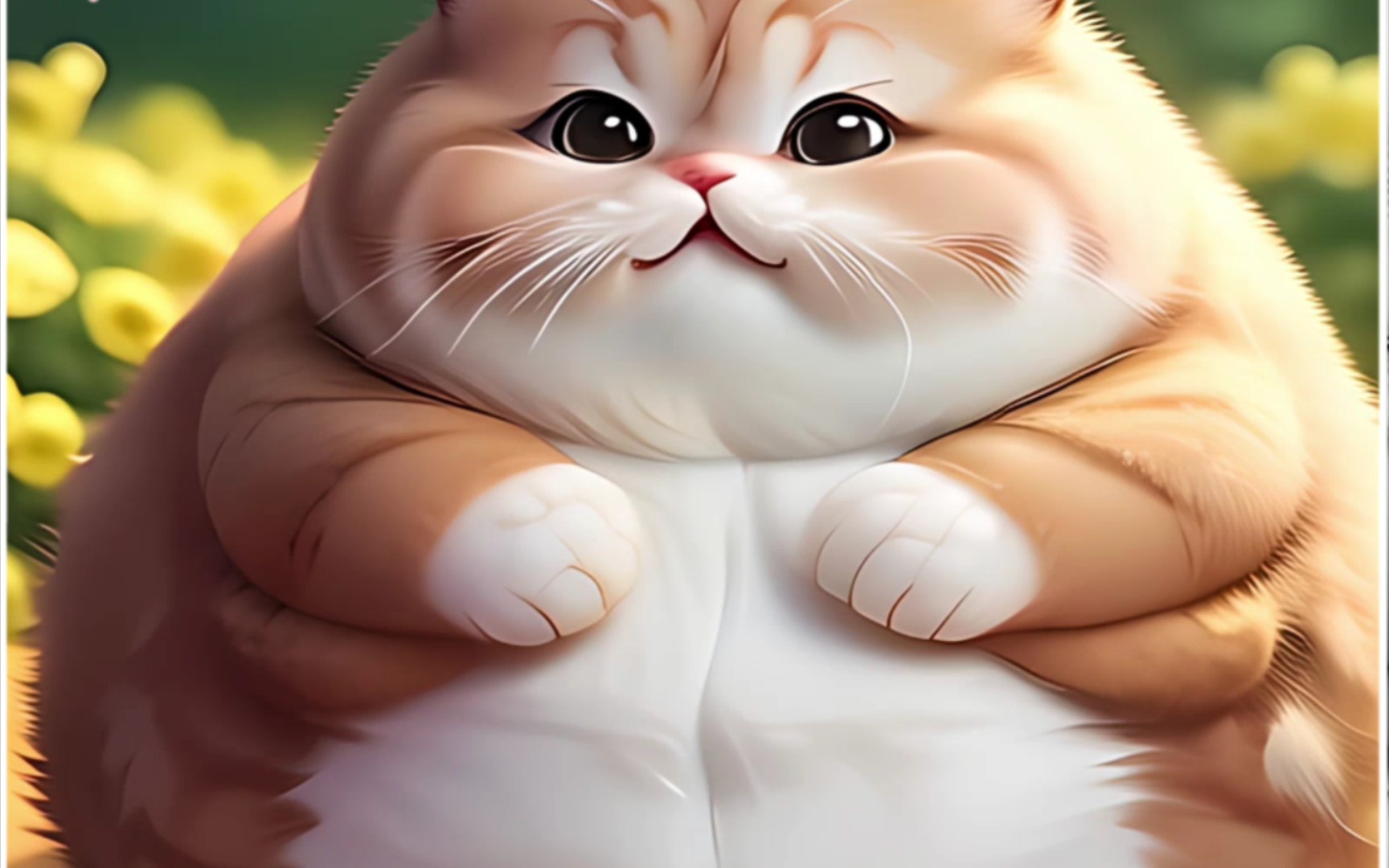 胖过加菲猫啦,我嘀嘀乖乖霸屏了