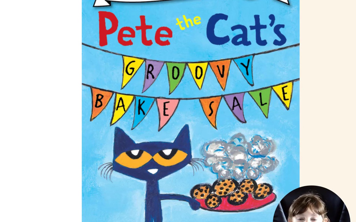 [图]【英文绘本朗读】【皮特猫的烘焙义卖】'Pete the Cat's Groovy Bake Sale'