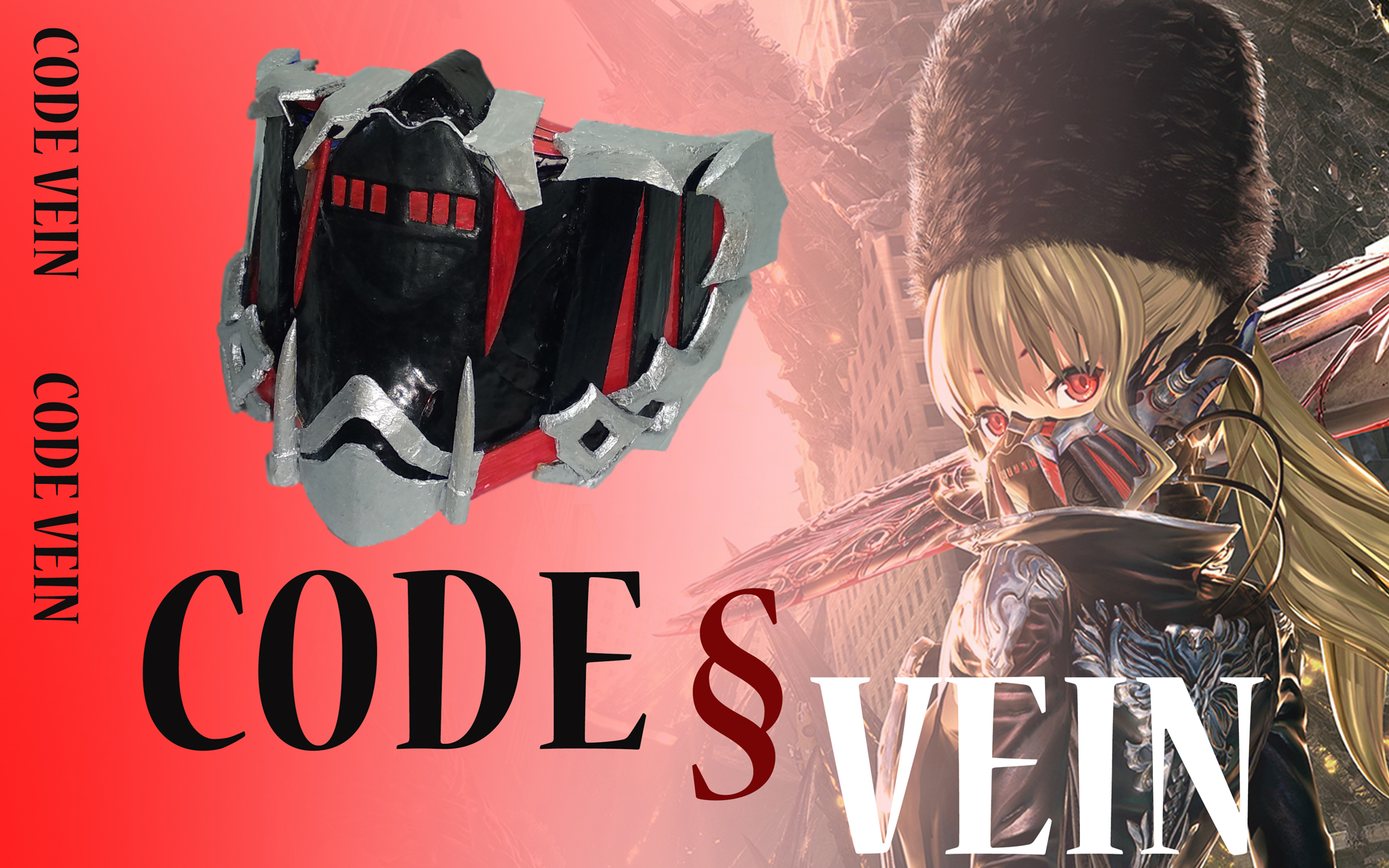 道具日常噬血代码用纸板做一个噬血代码的吸血鬼面具