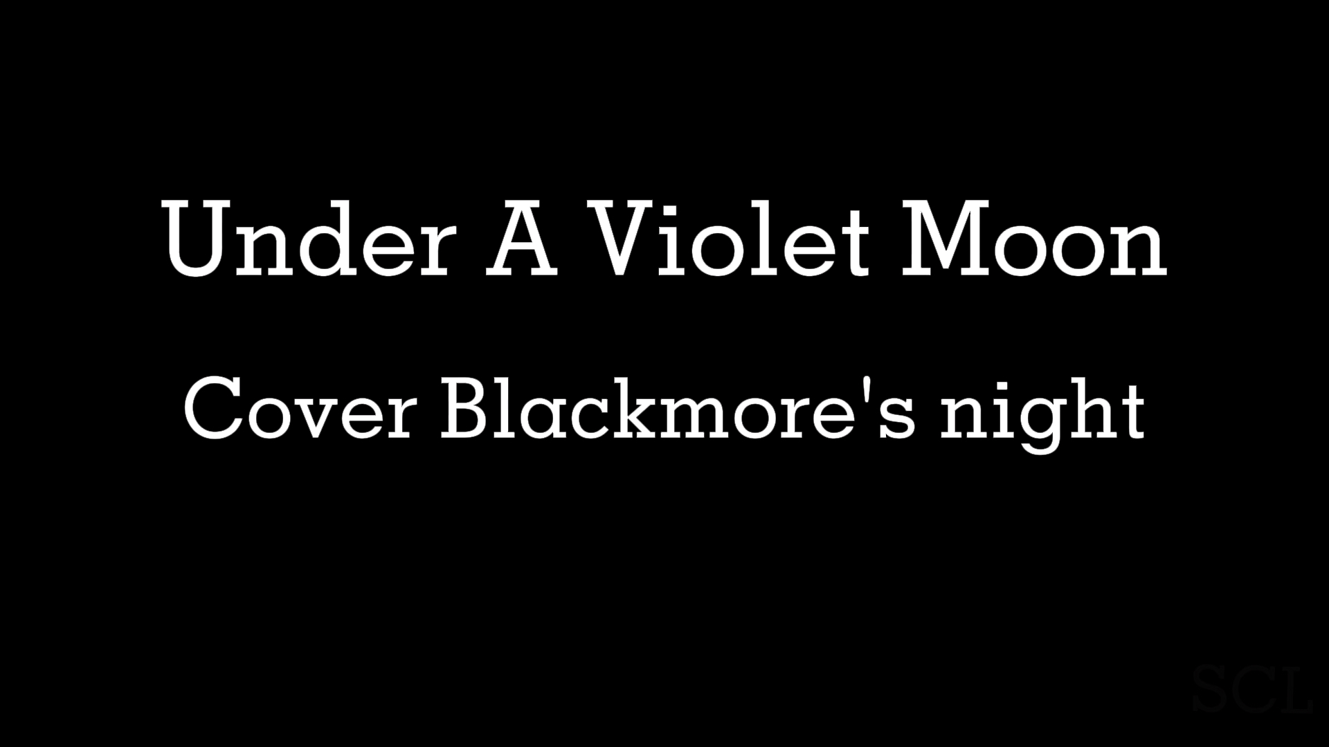 [图]中世纪的篝火|翻唱 Under A Violet Moon（原唱 Blackmore's night）