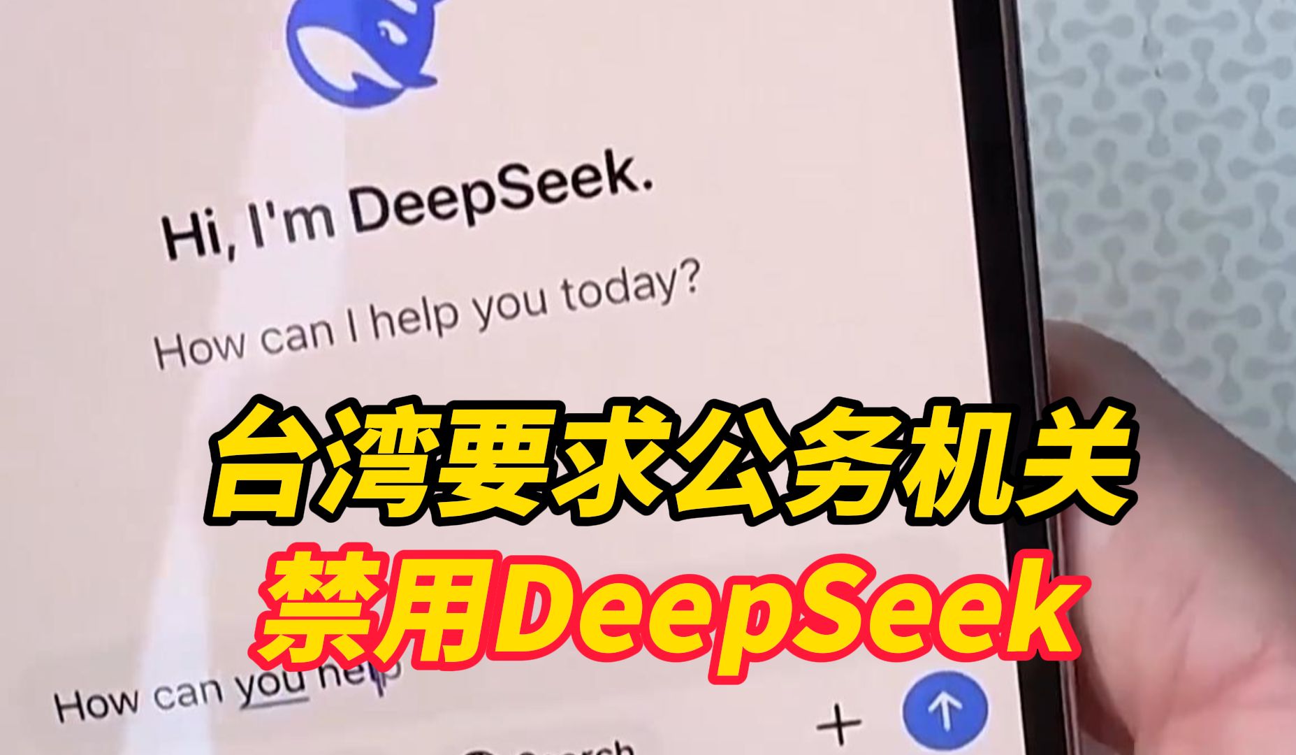 台湾要求公务机关禁用DeepSeek,以避免用户相关数据或信息被有“资安疑虑”的产品传送哔哩哔哩bilibili