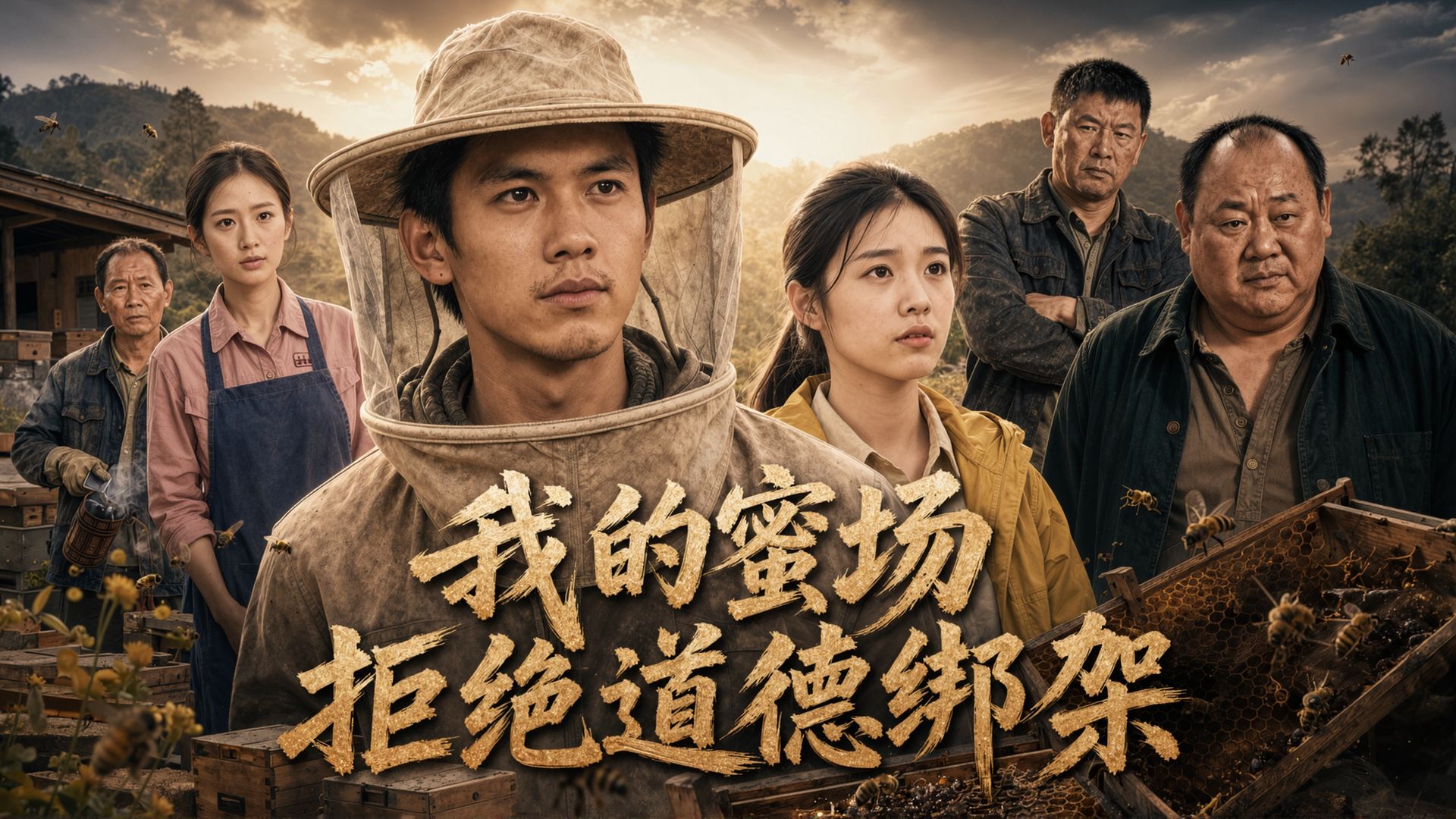 一口气看完《我的蜜场，拒绝道德绑架》陈家蜂场依托原生态槐花林经营十年，蜂蜜口碑稳定、客源固定，六位跟随陈锋父亲打拼十年的老蜂农王大军等人！【全集】