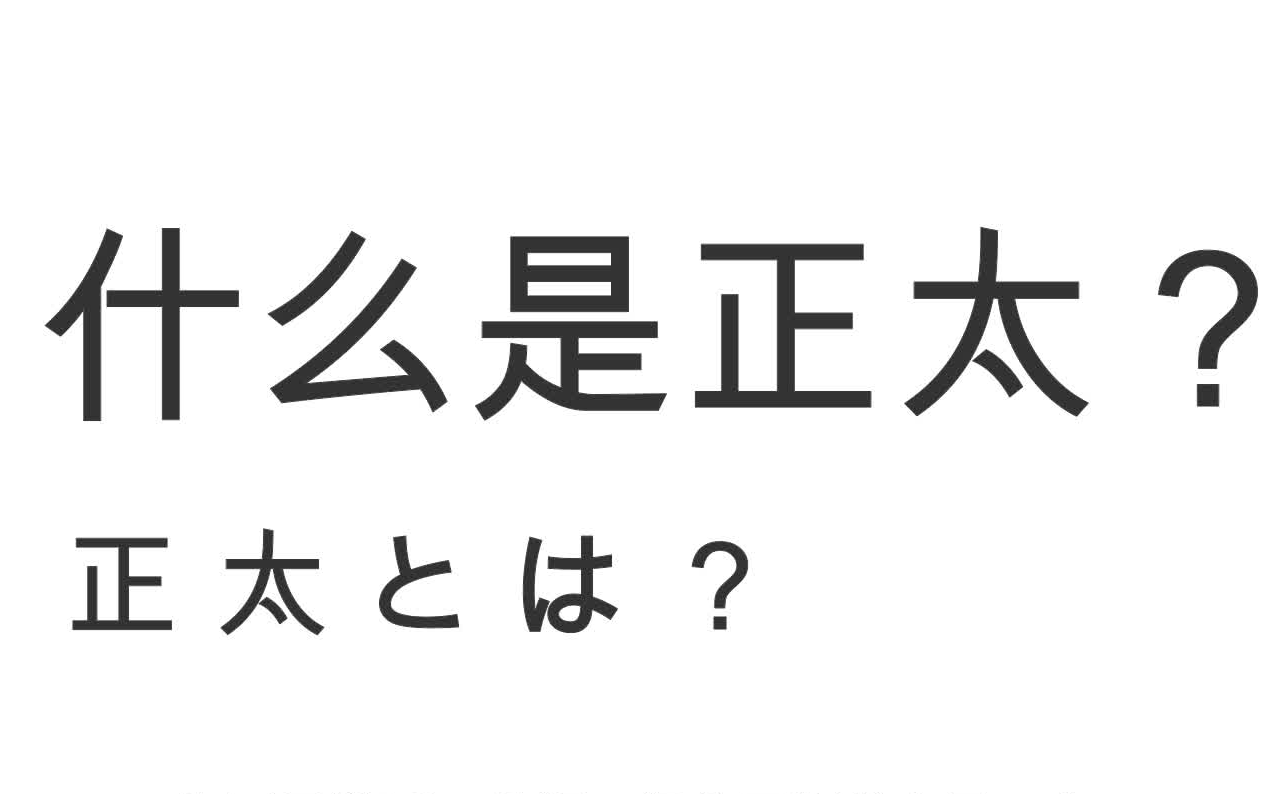 【正太科普】什么是正太?一个视频带你了解正太的起源,区分以及定义.哔哩哔哩bilibili