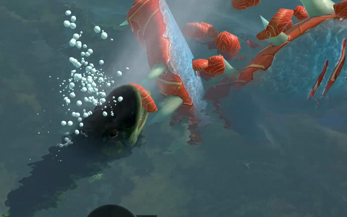 海底大猎杀狗鱼咬到最后竟被人钓上去了