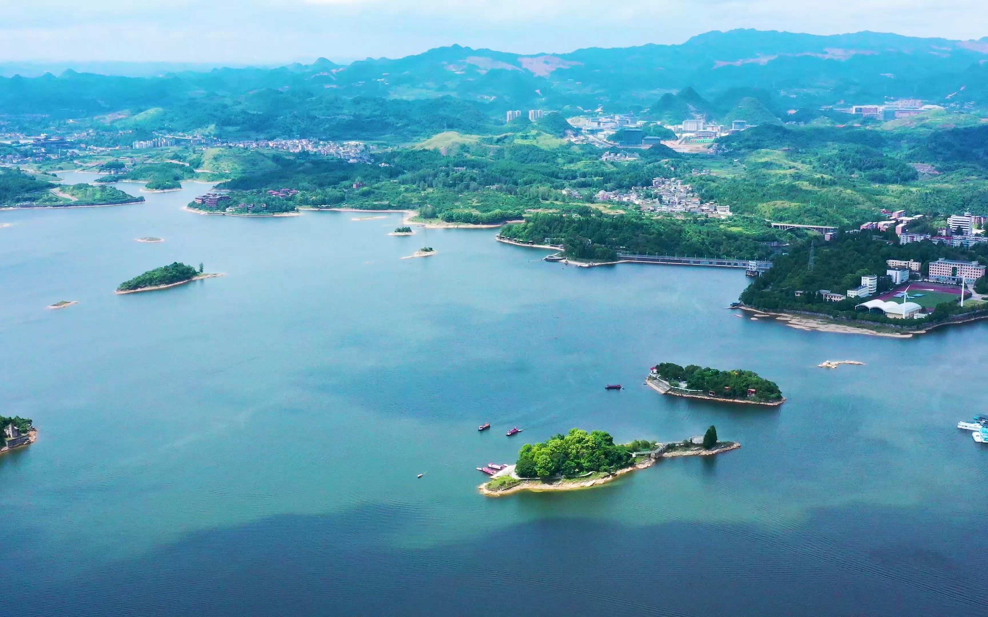 德保红枫湖风景区图片