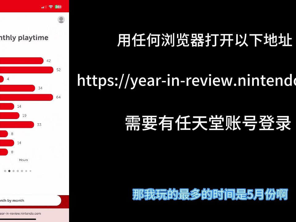 任天堂Switch官方年度总结报告来啦单机游戏热门视频