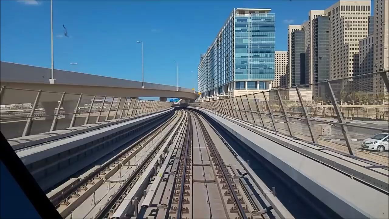 迪拜地铁红线全程_哔哩哔哩_bilibili