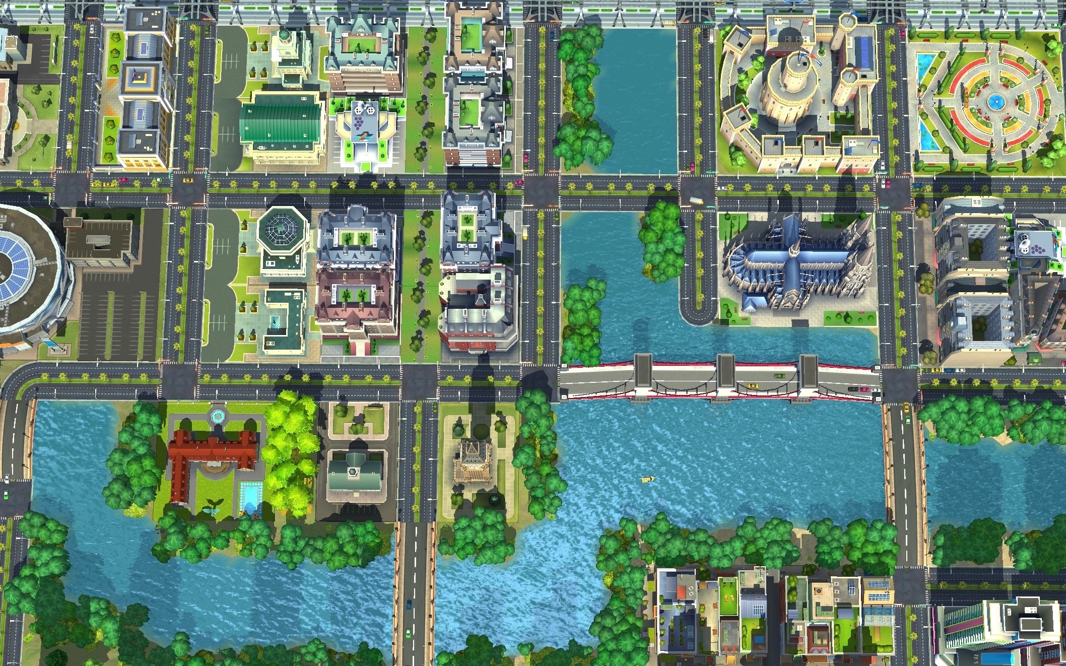 simcity buildlt 模擬城市我是市長 首都地圖2.0 平面佈局