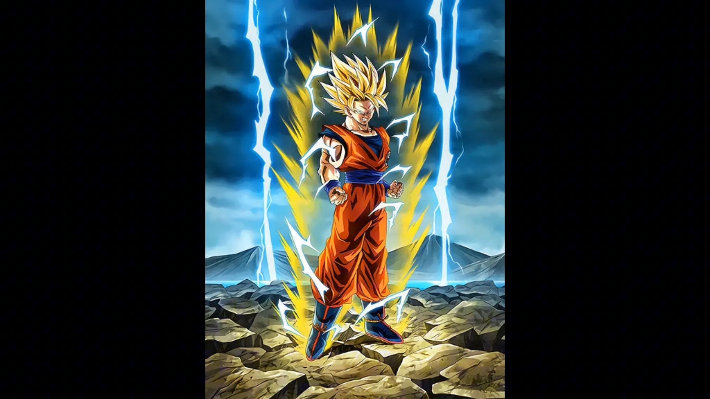 回顾卡卡罗特超一到超三黄色头发形态.