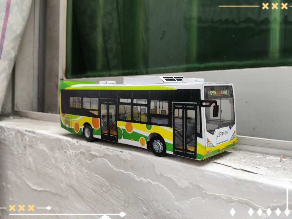 广州公交纸模型