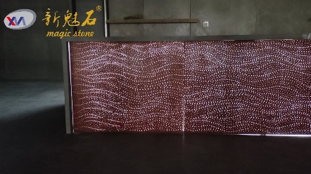 纹理透光混凝土板,是经过特殊工艺加工而成的一种建筑板材.