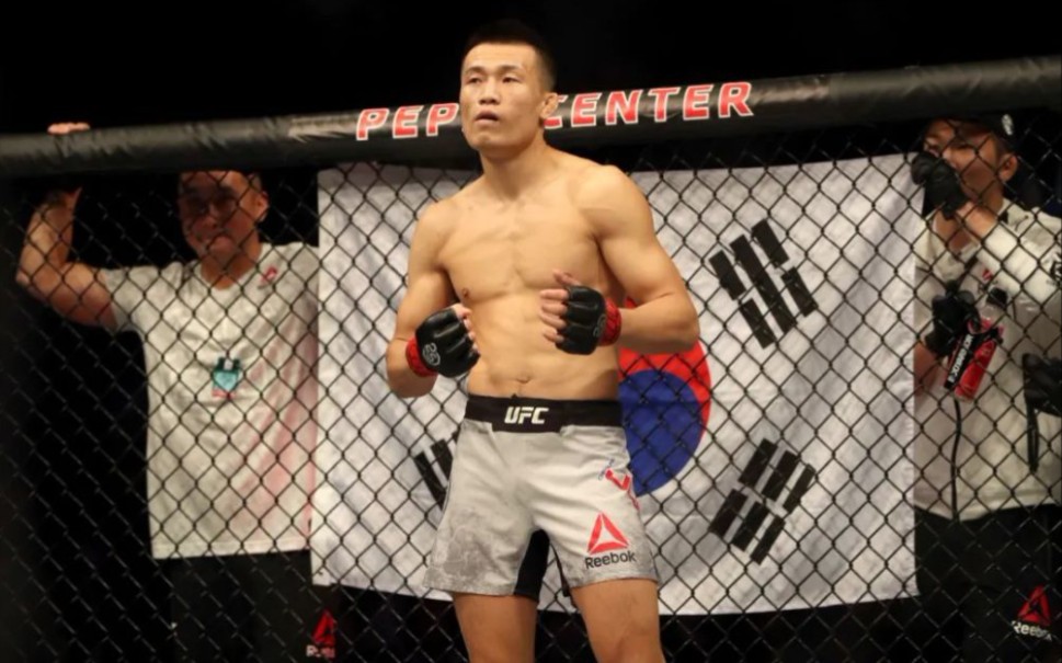 UFC亚洲一哥,羽量级悍将,韩国“僵尸”郑赞盛人物介绍哔哩哔哩bilibili