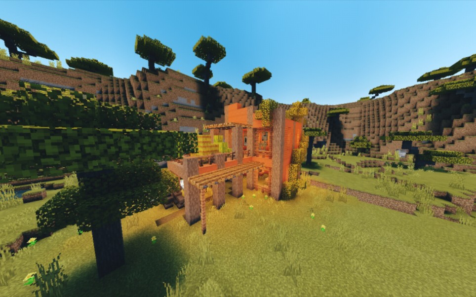 【mc建筑教程*28】沙漠小旅馆/驿站【nuec】minecraft我的世界 简单的