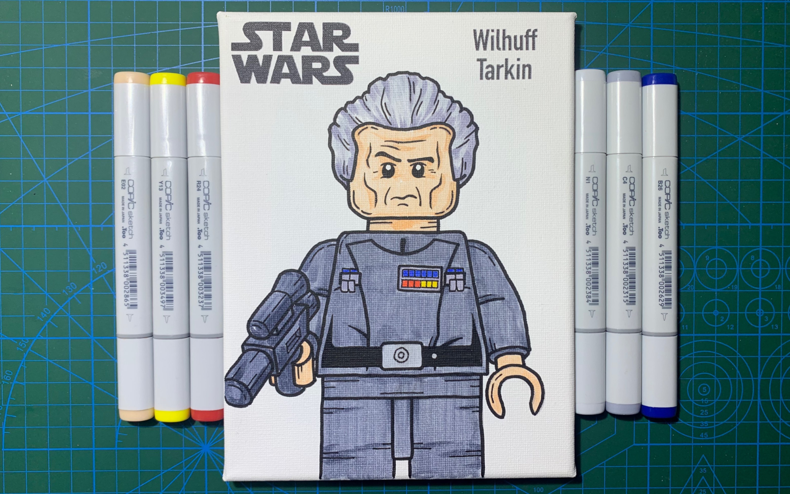 乐高星球大战系列塔金手绘