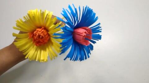 装饰纸花diy 立体花朵011的制作过程 简简单单的美 哔哩哔哩 装饰纸花diy 立体花朵011的制作过程 简简单单的美 哔哩哔哩