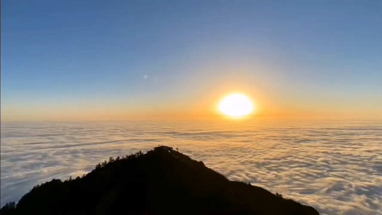 [日出93]成都九峰山日出云海